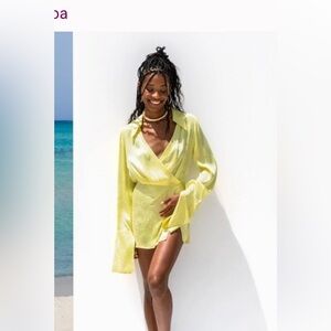 Rat & Boa Paloma dress in yellow